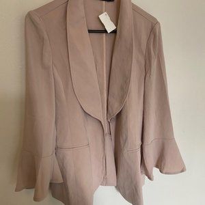 NWT Doe & Rae Women’s Shawl Cut Blazer w/Bell Sleeves